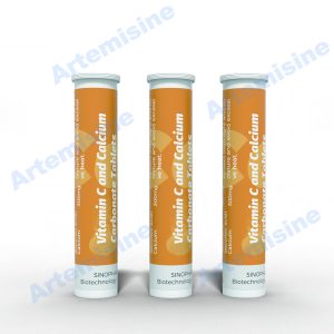 Vitamin C and Calcium Carbonate Effervescent Tablets